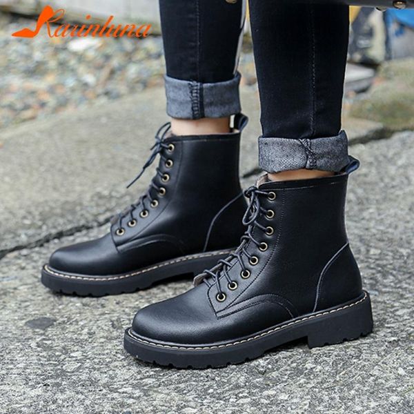 boots 2021 arrival shoes women genuine leather round toe cross-tied low heels ankel autumn winter booties, Black
boots 2021 arrival shoes women genuine leather round toe cross-tied low heels ankel autumn winter booties, Black