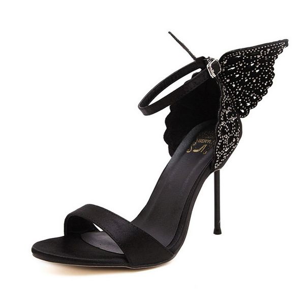 summer new 2021 sweet women sandals butterfly thin high heels shoes woman summer lady pumps open toe party wedding shoes, Black
summer new 2021 sweet women sandals butterfly thin high heels shoes woman summer lady pumps open toe party wedding shoes, Black