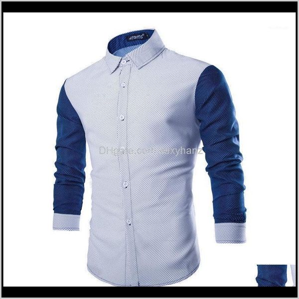 clothing apparel drop delivery 2021 novelty patchwork small polka dots mens casual shirts american style fashion boys slim fit plaid full sl, White;black
clothing apparel drop delivery 2021 novelty patchwork small polka dots mens casual shirts american style fashion boys slim fit plaid full sl, White;black