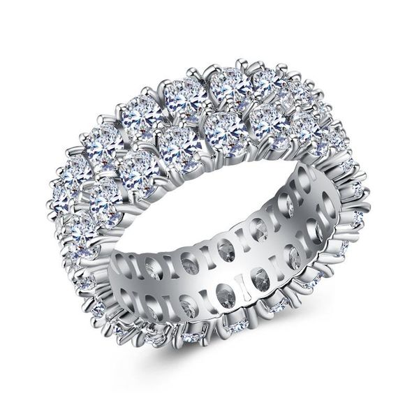 wedding rings double row zircon finger ring red corundum party for women engagement original luxury jewelry, Slivery;golden
wedding rings double row zircon finger ring red corundum party for women engagement original luxury jewelry, Slivery;golden