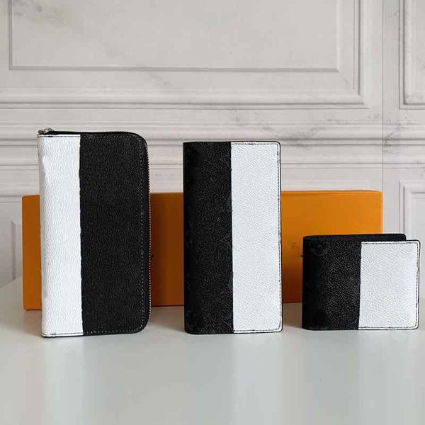 men luxury designer wallet women long purses short credit card holder fashion black and white match zipper packet bag m60017, Red;black
men luxury designer wallet women long purses short credit card holder fashion black and white match zipper packet bag m60017, Red;black