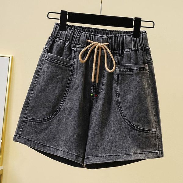 plus size pants 5xl denim casual shorts elastic summer korean fashion women high waist clothing harajuku baggy jeans streetwear, Black
plus size pants 5xl denim casual shorts elastic summer korean fashion women high waist clothing harajuku baggy jeans streetwear, Black