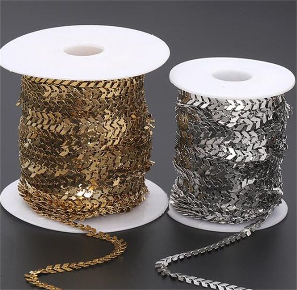 1 meter 6mm width stainless steel chevron link chain gold chains for necklace bracelet anklet diy jewelry making supplies 1685 v2, Silver
1 meter 6mm width stainless steel chevron link chain gold chains for necklace bracelet anklet diy jewelry making supplies 1685 v2, Silver