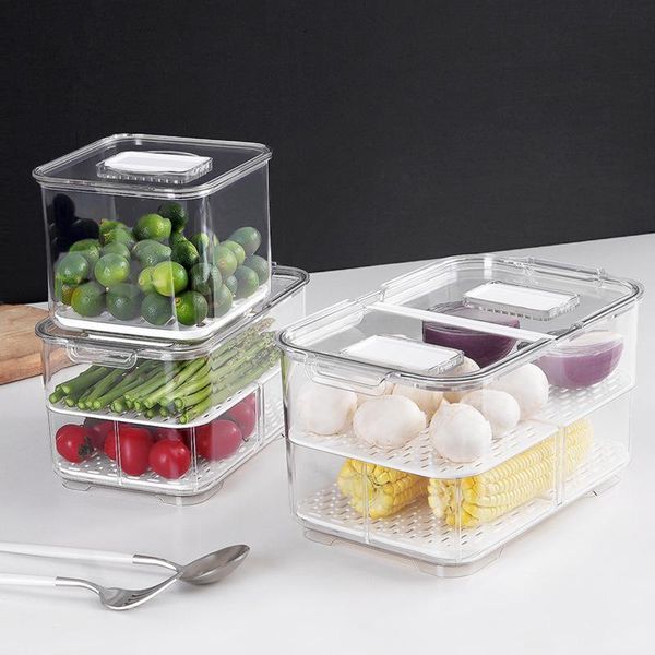 storage bottles & jars refrigerator food containers with lids transparent plastic seal tank separate vegetable fruit fresh box kitchen suppl
storage bottles & jars refrigerator food containers with lids transparent plastic seal tank separate vegetable fruit fresh box kitchen suppl