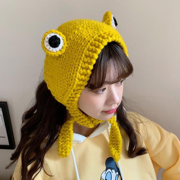 caps & hats fashion knitting wool cap autumn and winter headdress set head hat for male female babies cartoon double ball, Yellow
caps & hats fashion knitting wool cap autumn and winter headdress set head hat for male female babies cartoon double ball, Yellow