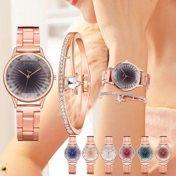wristwatches brand ladies steel bracelet watch set elegant geometric luxury women's casual watches waterproof women, Slivery;brown
wristwatches brand ladies steel bracelet watch set elegant geometric luxury women's casual watches waterproof women, Slivery;brown