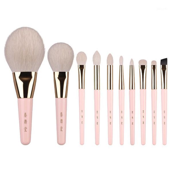 professional handmade makeup brushes set soft saibikoho goat hair powder blush eye shadow eyebrow brush pink make up kit1
professional handmade makeup brushes set soft saibikoho goat hair powder blush eye shadow eyebrow brush pink make up kit1