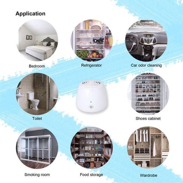 fridge ozone sterilizer refrigerator deodorization deodorant air purifier without battery (white) party favor
fridge ozone sterilizer refrigerator deodorization deodorant air purifier without battery (white) party favor
