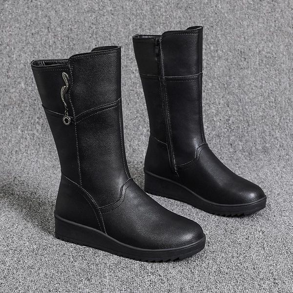 boots 2022 fashion woman platform mature daily women shoes winter fur snow warm mid-calf designer casual lady, Black
boots 2022 fashion woman platform mature daily women shoes winter fur snow warm mid-calf designer casual lady, Black