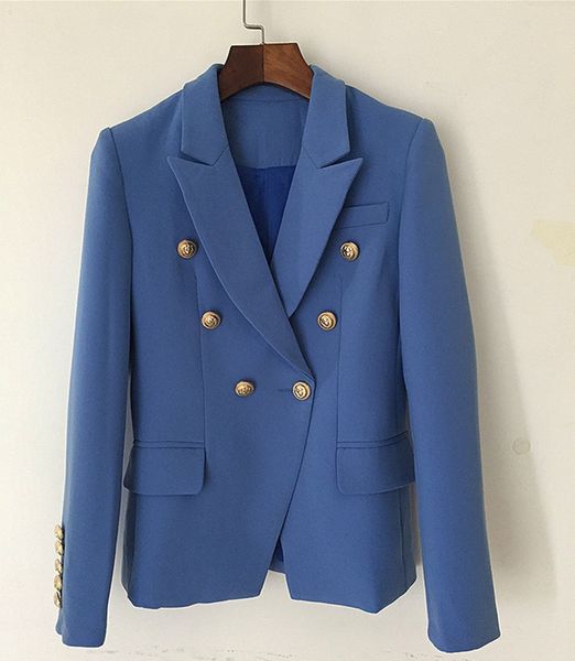 blazer spring autumn blue blazers lion head golden button double breasted coat women slim business suit jacket m22 fv5f, White;black
blazer spring autumn blue blazers lion head golden button double breasted coat women slim business suit jacket m22 fv5f, White;black