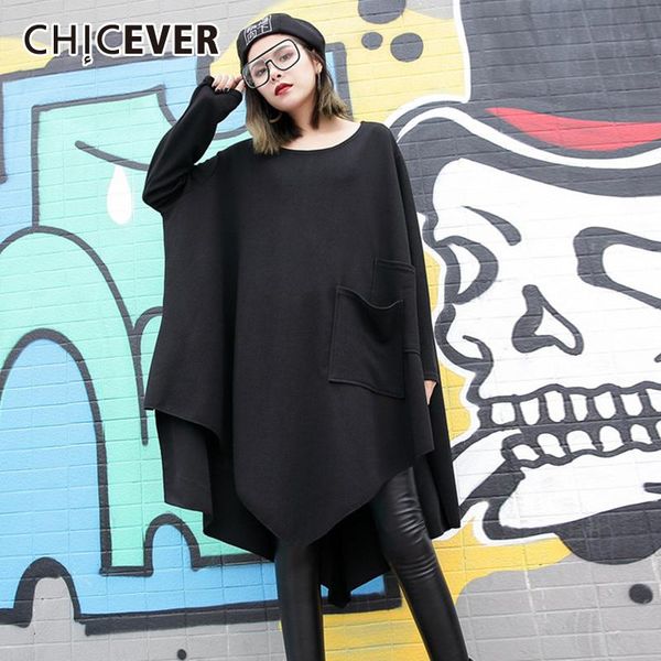 casual dresses chicever solid patchwork dress for women round collar long sleeve loose oversized female 2021 summer clothing, Black;gray
casual dresses chicever solid patchwork dress for women round collar long sleeve loose oversized female 2021 summer clothing, Black;gray