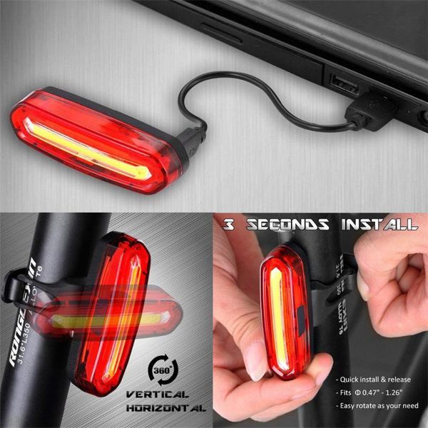 rechargeable bicycle 6 modes light tail flash led lamp warning for bike accessories torch d*e lights
rechargeable bicycle 6 modes light tail flash led lamp warning for bike accessories torch d*e lights
