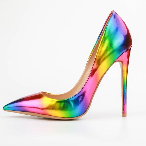 quick sale women's rainbow gradient color foreign large size stiletto fashion shoes station dress, Black
quick sale women's rainbow gradient color foreign large size stiletto fashion shoes station dress, Black