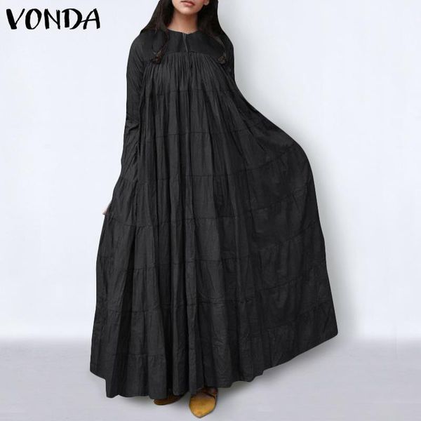 women's spring dresses vonda long sleeve solid dress casual retro sundress robe femme female maxi loose fashion vestidos, Black;gray
women's spring dresses vonda long sleeve solid dress casual retro sundress robe femme female maxi loose fashion vestidos, Black;gray