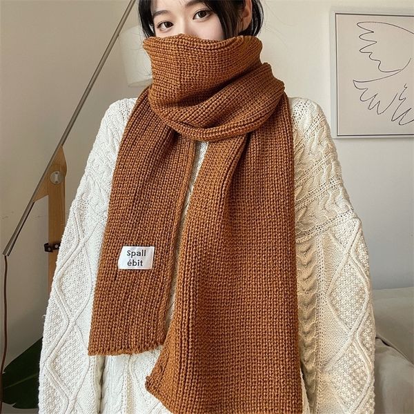 korean new fashion versatile solid color knitted wool scarf for women in autumn and winter thickened warm couple bib men, Black
korean new fashion versatile solid color knitted wool scarf for women in autumn and winter thickened warm couple bib men, Black