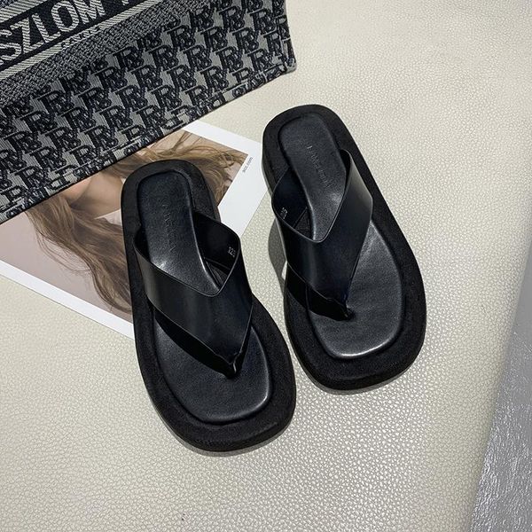 slippers style women's summer beach flip flops sandals casual shoes thick-soled cute, Black
slippers style women's summer beach flip flops sandals casual shoes thick-soled cute, Black