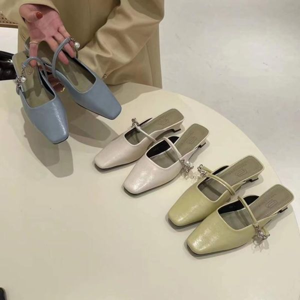 string bead shoes woman's slippers cover toe slides low 2021 summer fabric hoof heels rome rubber pu ladies' slip, Black
string bead shoes woman's slippers cover toe slides low 2021 summer fabric hoof heels rome rubber pu ladies' slip, Black