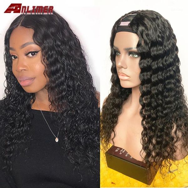 water wavy u part wig human hair wigs150 density remy brazilian glueless 2*4'' with combs and strap full end1, Black;brown
water wavy u part wig human hair wigs150 density remy brazilian glueless 2*4'' with combs and strap full end1, Black;brown