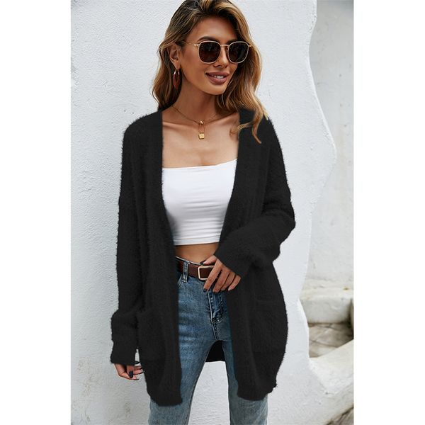 2021 autumn and winter new multicolor knitted sweater casual all-match women's clothing, White;black
2021 autumn and winter new multicolor knitted sweater casual all-match women's clothing, White;black