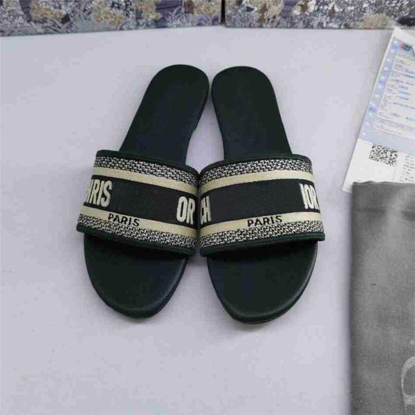women 2021 designer leather sandals denim ladies summer flat slippers outdoor beach lettered zly, Black
women 2021 designer leather sandals denim ladies summer flat slippers outdoor beach lettered zly, Black