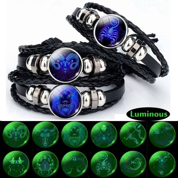2021 new charm bracelets luminous 12 zodiac signs men women punk leather jewelry for birthday day gift pq6z, Golden;silver
2021 new charm bracelets luminous 12 zodiac signs men women punk leather jewelry for birthday day gift pq6z, Golden;silver