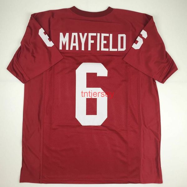 custom new baker mayfield oklahoma red college stitched football jersey add any name number, Black
custom new baker mayfield oklahoma red college stitched football jersey add any name number, Black