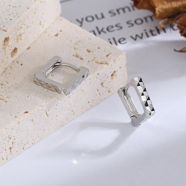 hoop & huggie simple geometric square earrings for women sweet gentle 1 piece stud korean fashion 2021 trend dating friend pendientes, Golden;silver
hoop & huggie simple geometric square earrings for women sweet gentle 1 piece stud korean fashion 2021 trend dating friend pendientes, Golden;silver