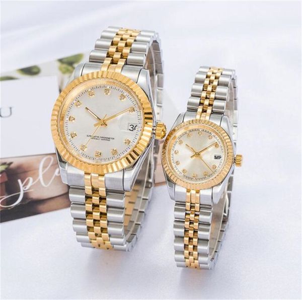montre de luxe mens automatic gold watch women dress full stainless steel sapphire waterproof luminous couples style classic wristwatches, Slivery;brown
montre de luxe mens automatic gold watch women dress full stainless steel sapphire waterproof luminous couples style classic wristwatches, Slivery;brown
