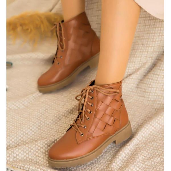 boots tan color pu leather laser cut season winter autmn 2021 fashion lace-up zipper stylish comfortable female lady women, Black
boots tan color pu leather laser cut season winter autmn 2021 fashion lace-up zipper stylish comfortable female lady women, Black