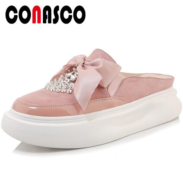 concise casual summer kid suede women sandals mules slippers butterfly-knot rhinestones platform flat with shoes woman, Black
concise casual summer kid suede women sandals mules slippers butterfly-knot rhinestones platform flat with shoes woman, Black