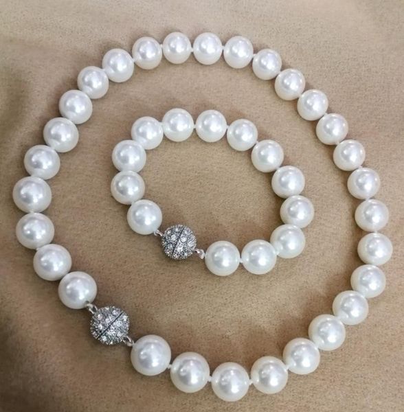 earrings & necklace women jewelry set 12mm 14mm 16mm round bead white natural south sea shell pearl bracelet magnet clasp, Silver
earrings & necklace women jewelry set 12mm 14mm 16mm round bead white natural south sea shell pearl bracelet magnet clasp, Silver