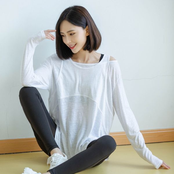 sports loose large yoga suit women's autumn and winter cotton fitness blouse long sleeve, Gray
sports loose large yoga suit women's autumn and winter cotton fitness blouse long sleeve, Gray