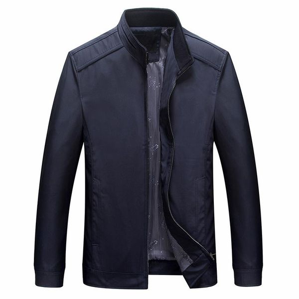 men's jackets arrival 2021 spring autumn stand collar short jacket middle age men smart casual coat outerwear, Black;brown
men's jackets arrival 2021 spring autumn stand collar short jacket middle age men smart casual coat outerwear, Black;brown