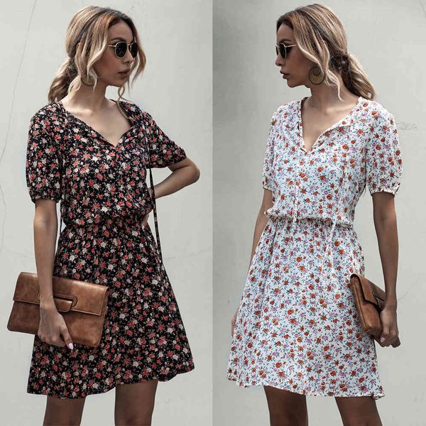 summer beach dress lady v-neck print short-sleeved dresses mini casual a-line dress for women vintage dress vestidos 210514, Black;gray
summer beach dress lady v-neck print short-sleeved dresses mini casual a-line dress for women vintage dress vestidos 210514, Black;gray