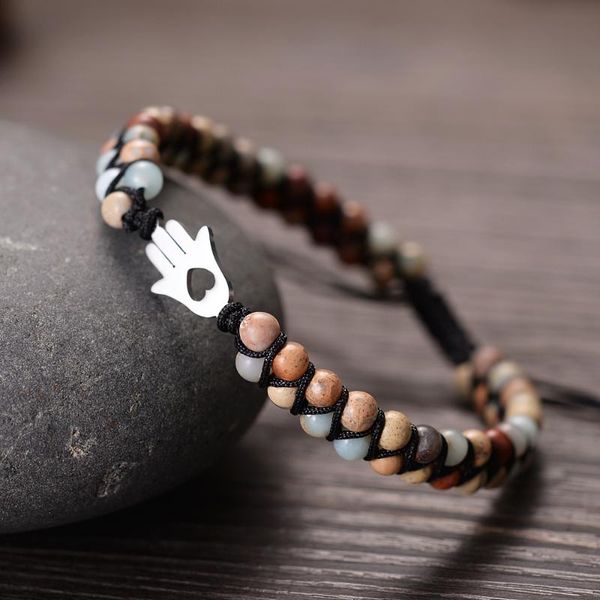 tennis fatima hand heart bracelets stainless steel natural stones handmade prayer lucky jewelry beaded bracelet wrap unisex, Golden;silver
tennis fatima hand heart bracelets stainless steel natural stones handmade prayer lucky jewelry beaded bracelet wrap unisex, Golden;silver