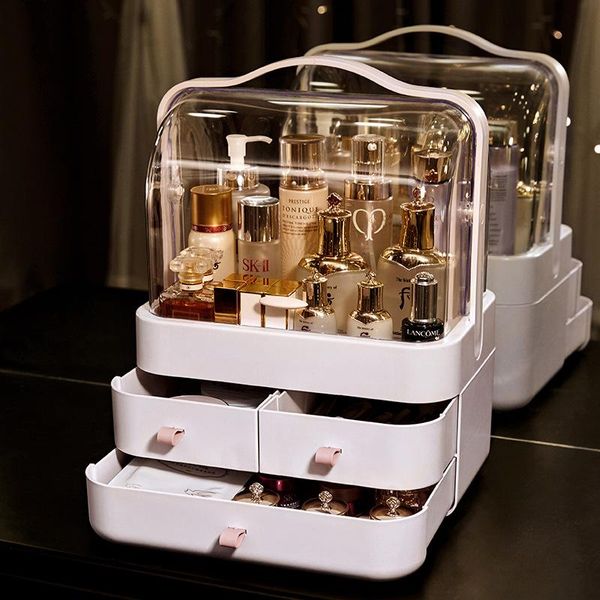 bathroom storage & organization pp makeup box organizers large capacity jewelry cosmetic with drawer plastic lipstick holder sundries contai
bathroom storage & organization pp makeup box organizers large capacity jewelry cosmetic with drawer plastic lipstick holder sundries contai