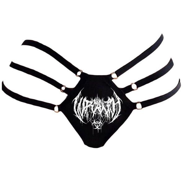 women's panties gothic punk dark street hiphop rap 1of1 cute y2k, Black;pink 
women's panties gothic punk dark street hiphop rap 1of1 cute y2k, Black;pink