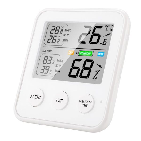 smart home control digital lcd temperature sensor humidity meter thermometer hygrometer gauge indoor convenient monitor dual for bedroom
smart home control digital lcd temperature sensor humidity meter thermometer hygrometer gauge indoor convenient monitor dual for bedroom
