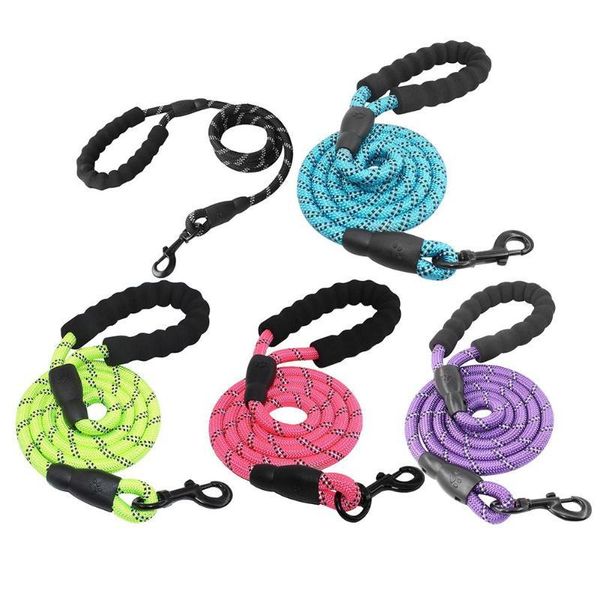 dog collars & leashes reflective pet leash nylon rope running tracking long lead for large night safety reflections or training
dog collars & leashes reflective pet leash nylon rope running tracking long lead for large night safety reflections or training