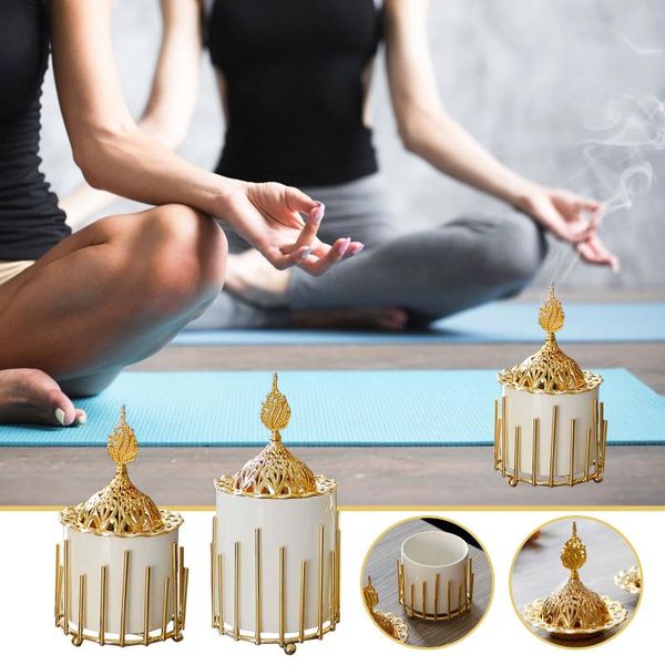 fragrance lamps middle-eastern arabic incense burner metal ceramic home office decorative ornament censer holder
fragrance lamps middle-eastern arabic incense burner metal ceramic home office decorative ornament censer holder