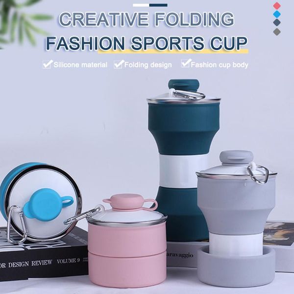 water bottle 650ml portable silicone folding mini outdoor sports bicycle drinkware cups
water bottle 650ml portable silicone folding mini outdoor sports bicycle drinkware cups