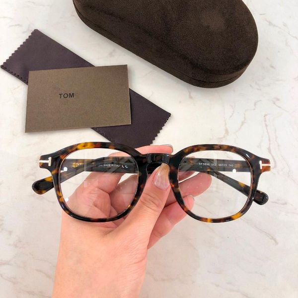 fashion sunglasses frames tom for optical eyeglasses forde round acetate women men reading myopia prescription tf5698 with case, Black
fashion sunglasses frames tom for optical eyeglasses forde round acetate women men reading myopia prescription tf5698 with case, Black