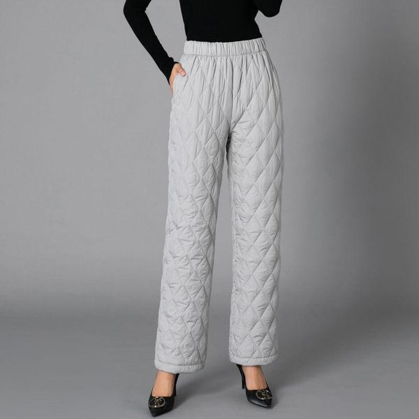 womens winter pants cotton down padded wid leg office lady straight elastic high waist warm trousers female pt-503 women's & capris, Black;white
womens winter pants cotton down padded wid leg office lady straight elastic high waist warm trousers female pt-503 women's & capris, Black;white