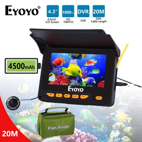 fish finder eyoyo ef05pro 4.3" fishing camera 30m 1080p underwater 8pcs ir leds 8500mah battery for ice/sea/river
fish finder eyoyo ef05pro 4.3" fishing camera 30m 1080p underwater 8pcs ir leds 8500mah battery for ice/sea/river