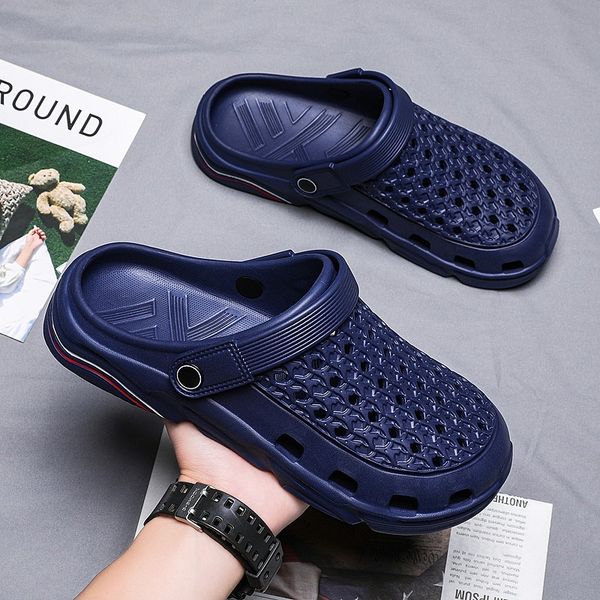 2023 flat arrival new men slippers platform no brand outdoor beach hole shoes summer fashion personality non slip sandals size 40-45 n, Black
2023 flat arrival new men slippers platform no brand outdoor beach hole shoes summer fashion personality non slip sandals size 40-45 n, Black