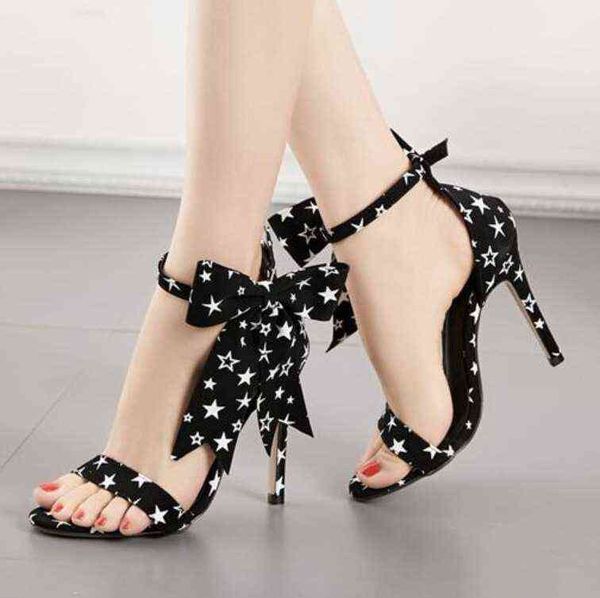 women's sandals new women's shoes bow tie color matching fine high heels large open toe sandals, Black
women's sandals new women's shoes bow tie color matching fine high heels large open toe sandals, Black