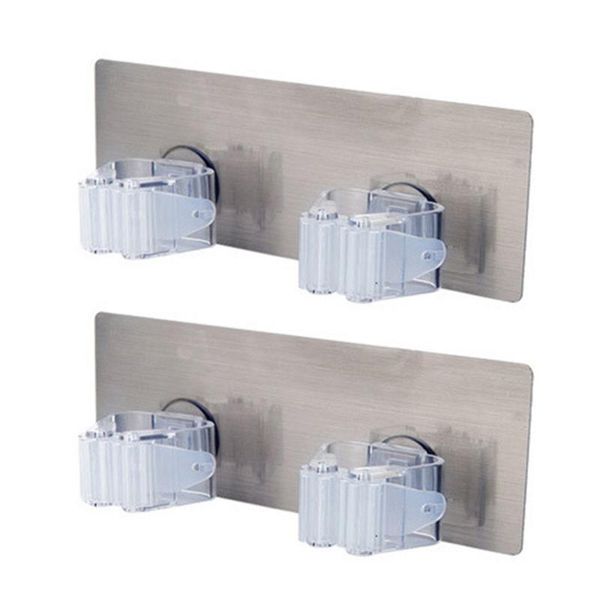 hooks & rails 2pcs kitchen double-headed square mop broom holder wall mount organizer brush storage hanger rack tool bathroom accessories
hooks & rails 2pcs kitchen double-headed square mop broom holder wall mount organizer brush storage hanger rack tool bathroom accessories