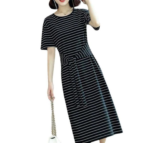 casual dresses #2565 summer striped woman short sleeve o-neck ladies slim dress female vintage waist with belt lace up, Black;gray
casual dresses #2565 summer striped woman short sleeve o-neck ladies slim dress female vintage waist with belt lace up, Black;gray