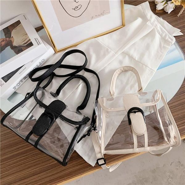 designer women transparent jelly pvc shoulder crossbody bag fashion solid color mini flap messeger handbags casual travel purse bags
designer women transparent jelly pvc shoulder crossbody bag fashion solid color mini flap messeger handbags casual travel purse bags