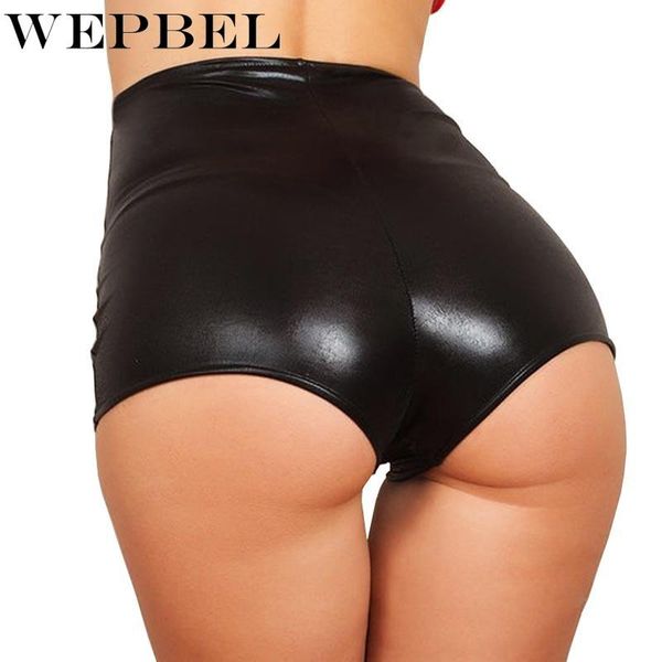 women's shorts ladies fashion high waist stretch short briefs leggings charming women black pu faux leather, White;black
women's shorts ladies fashion high waist stretch short briefs leggings charming women black pu faux leather, White;black